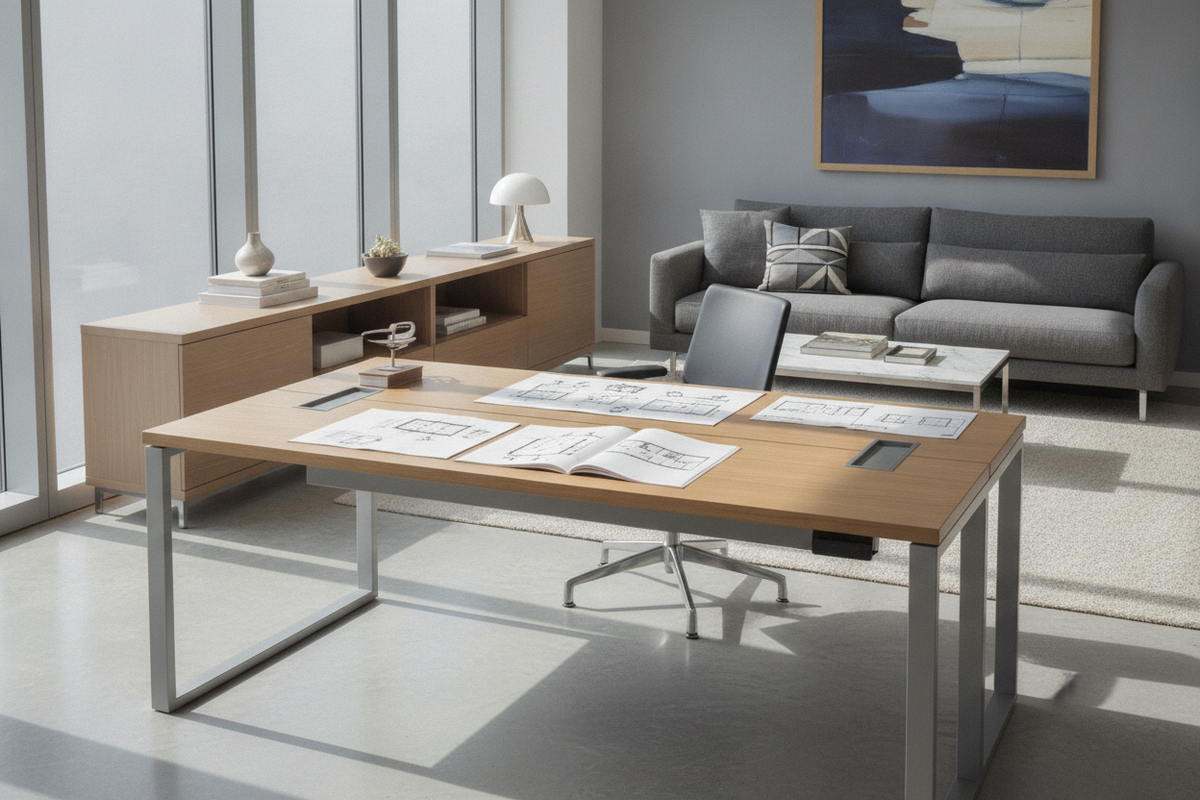 Knoll Desk Planning Guide: Sit-Stand Workstations, Mechanisms, and Layout Strategies