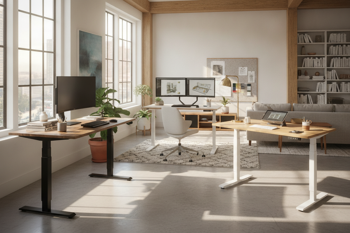 Standing Desk Ideas: Design Concepts, Decor Styling, and Cohesive Office Layouts