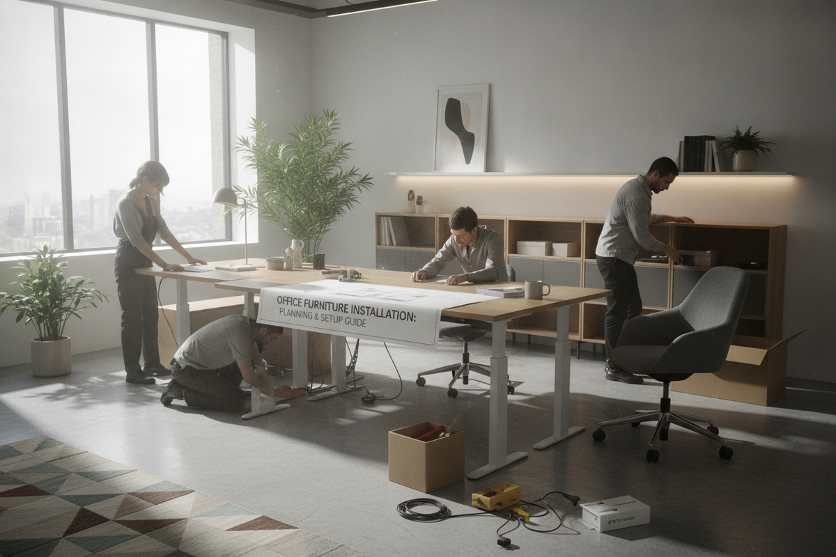 Office Furniture Installation: Planning and Setup Guide