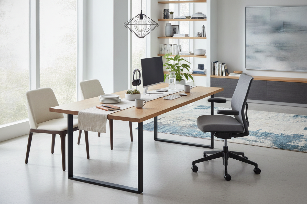 Kitchen Table for Office: Sizing and Setup Tips