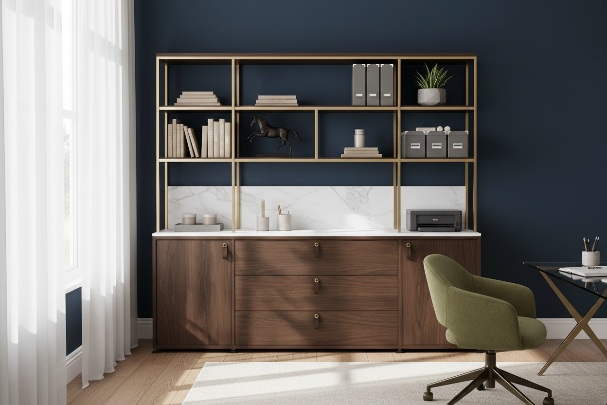 How to Style an Office Cupboard Ikea for a Luxury Look