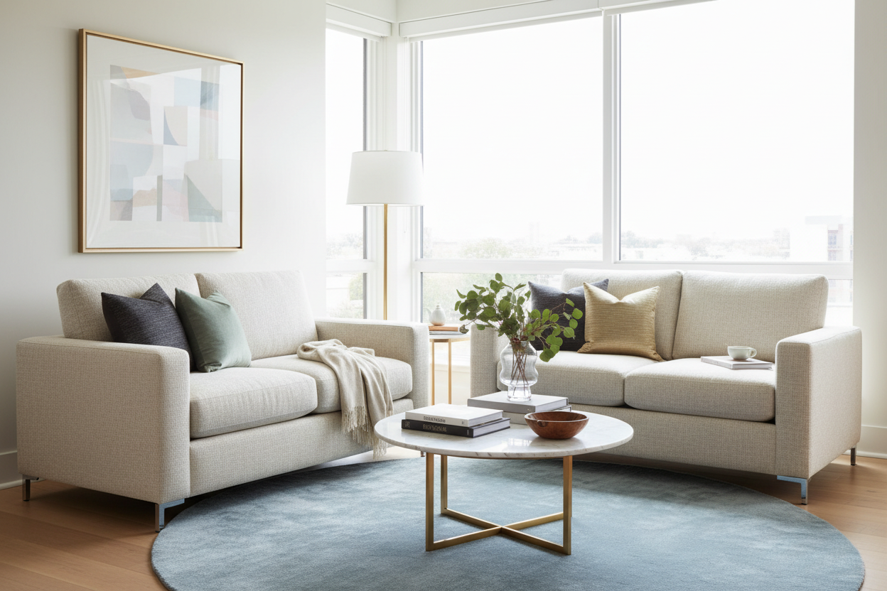 Styling Love Seat Sofas for a Curated, High-End Look