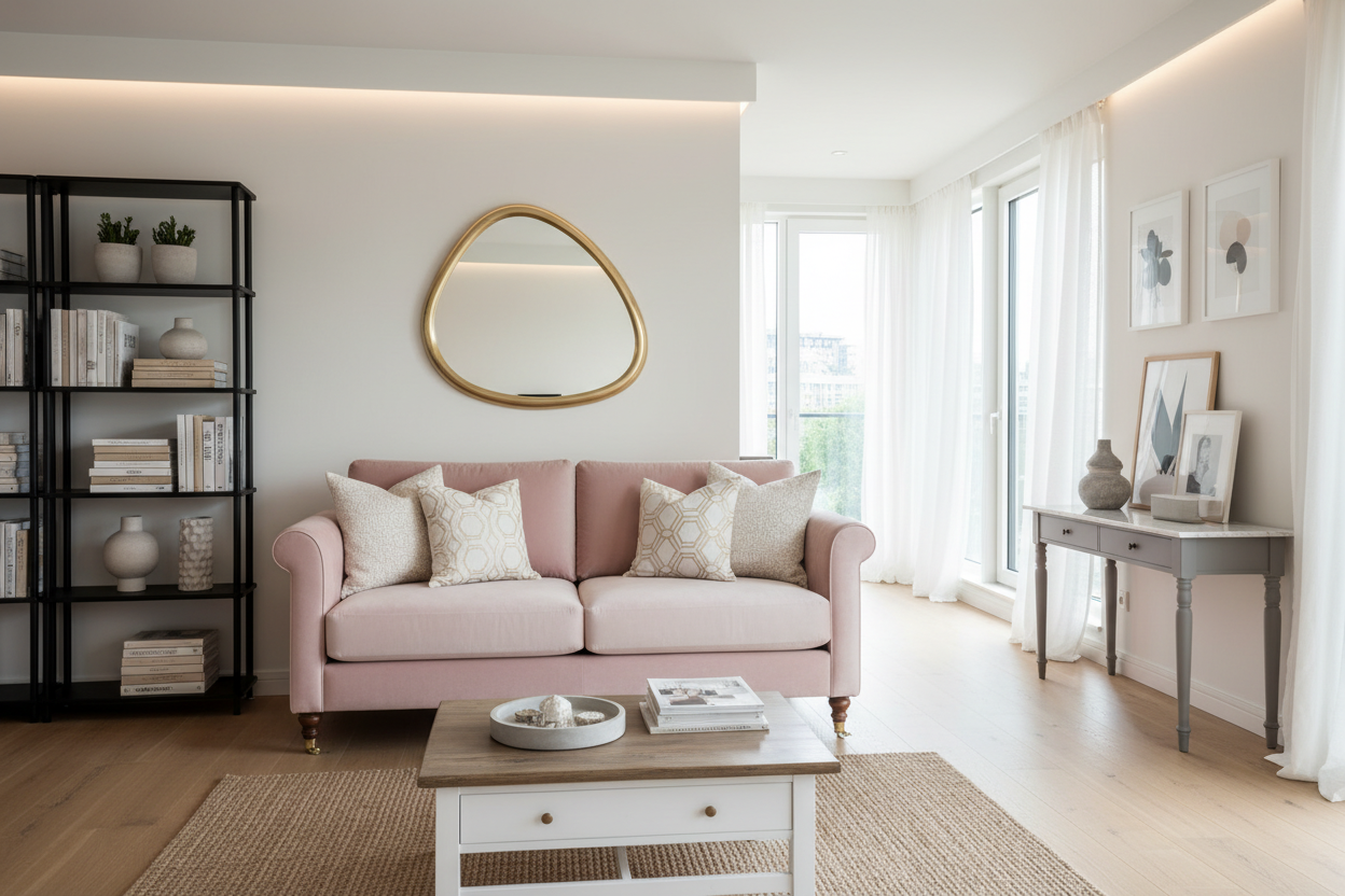 Make Your Pink Couch Ikea Look Custom: Designer Tips