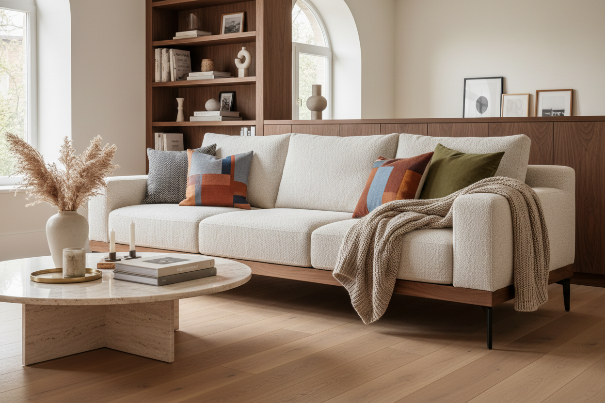 How to Style IKEA Couch Fabric for a High-End Look