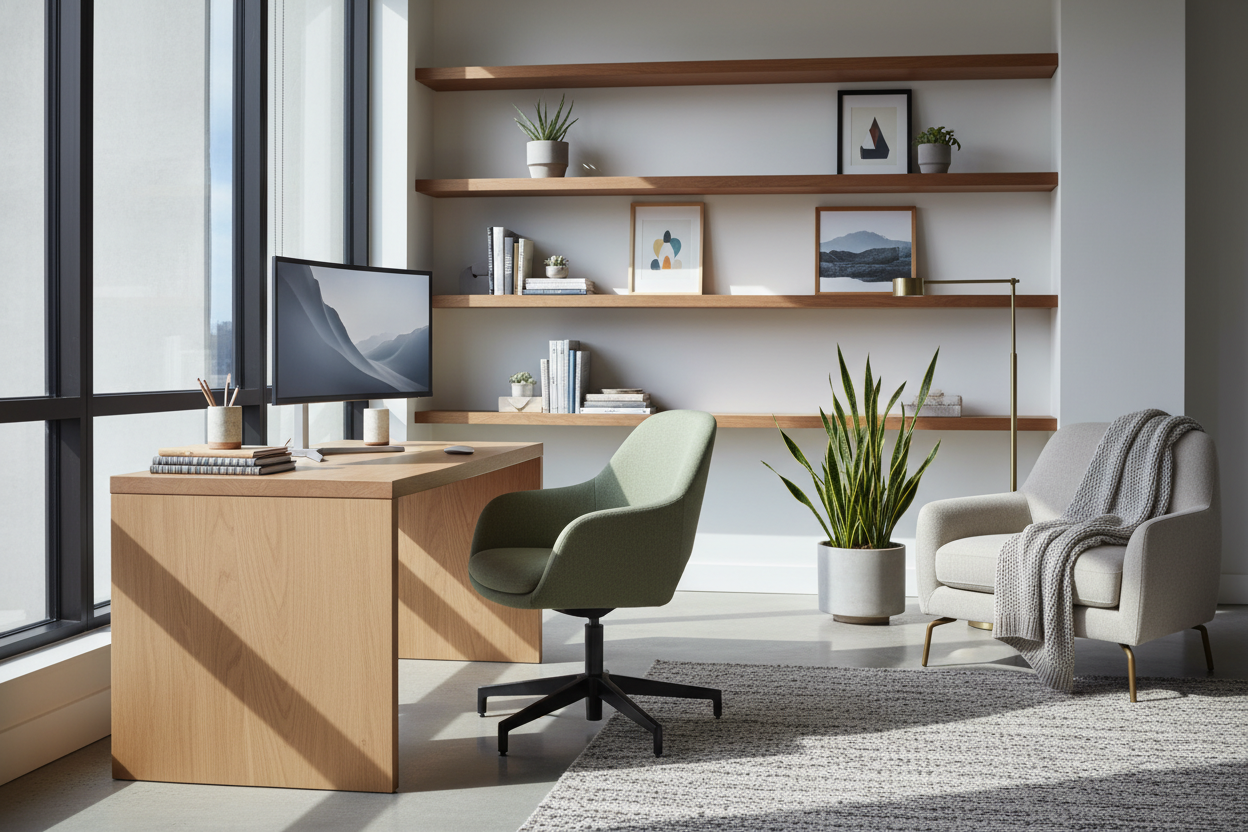 How to Curate a Real Home Office That Inspires Focus