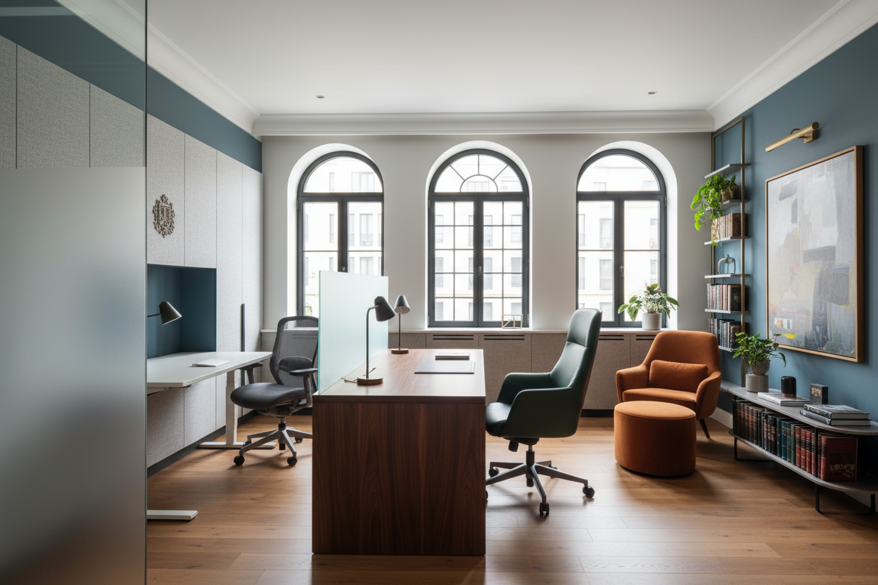 Designing a Home Office That Balances Authority and Comfort