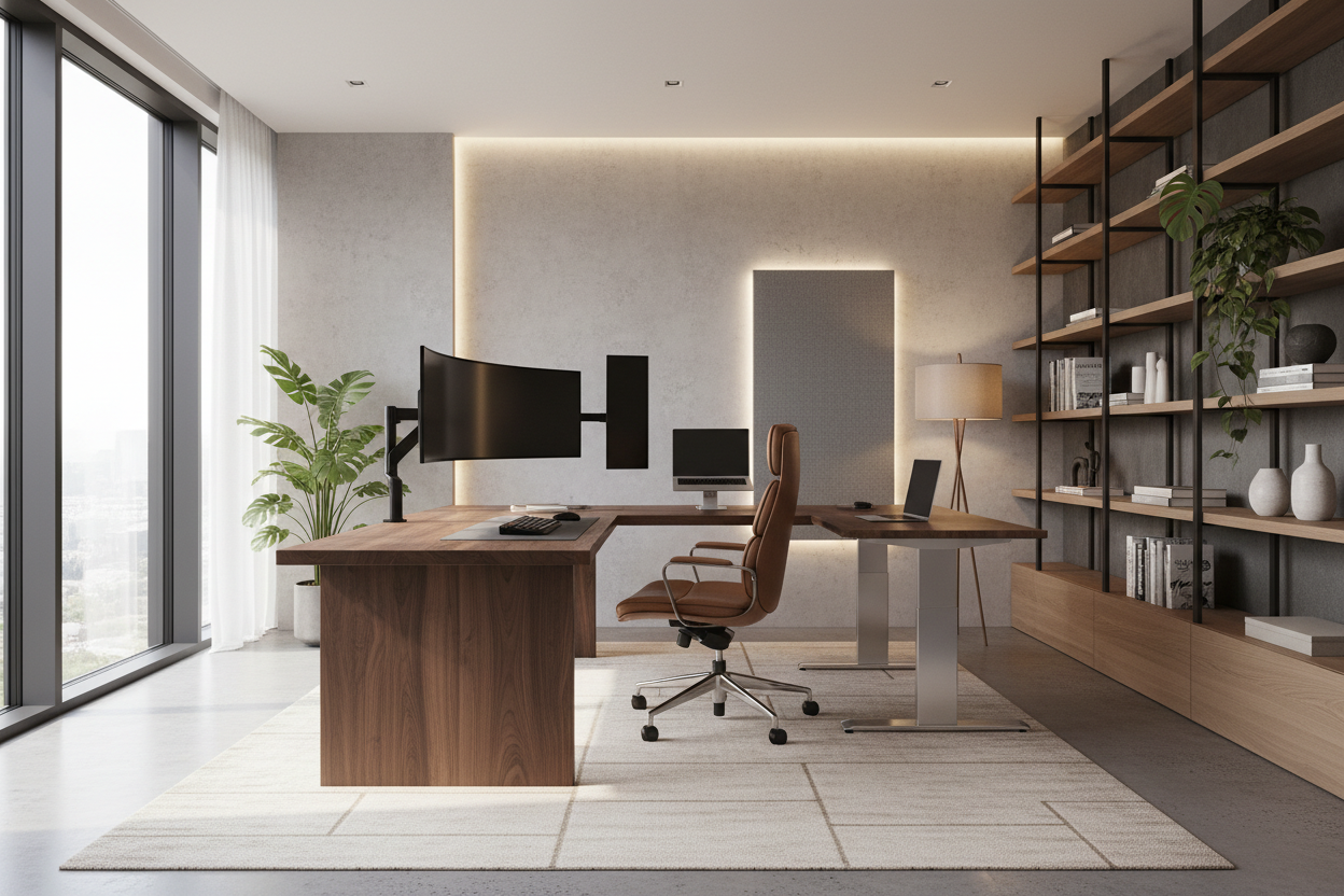 Elevate Your Office Setup for a High-End Studio Feel
