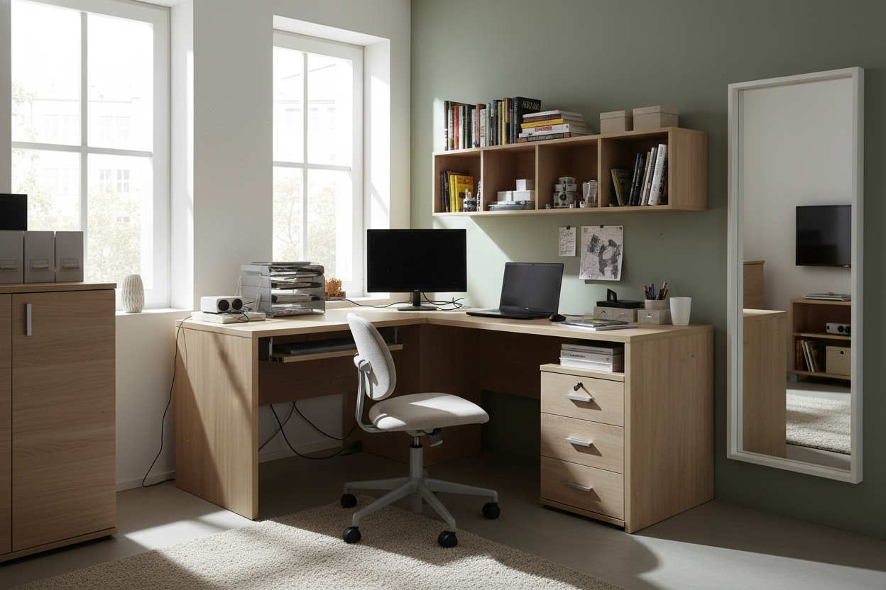 The Layout Mistake Ruining Your Small Home Office Furniture Set