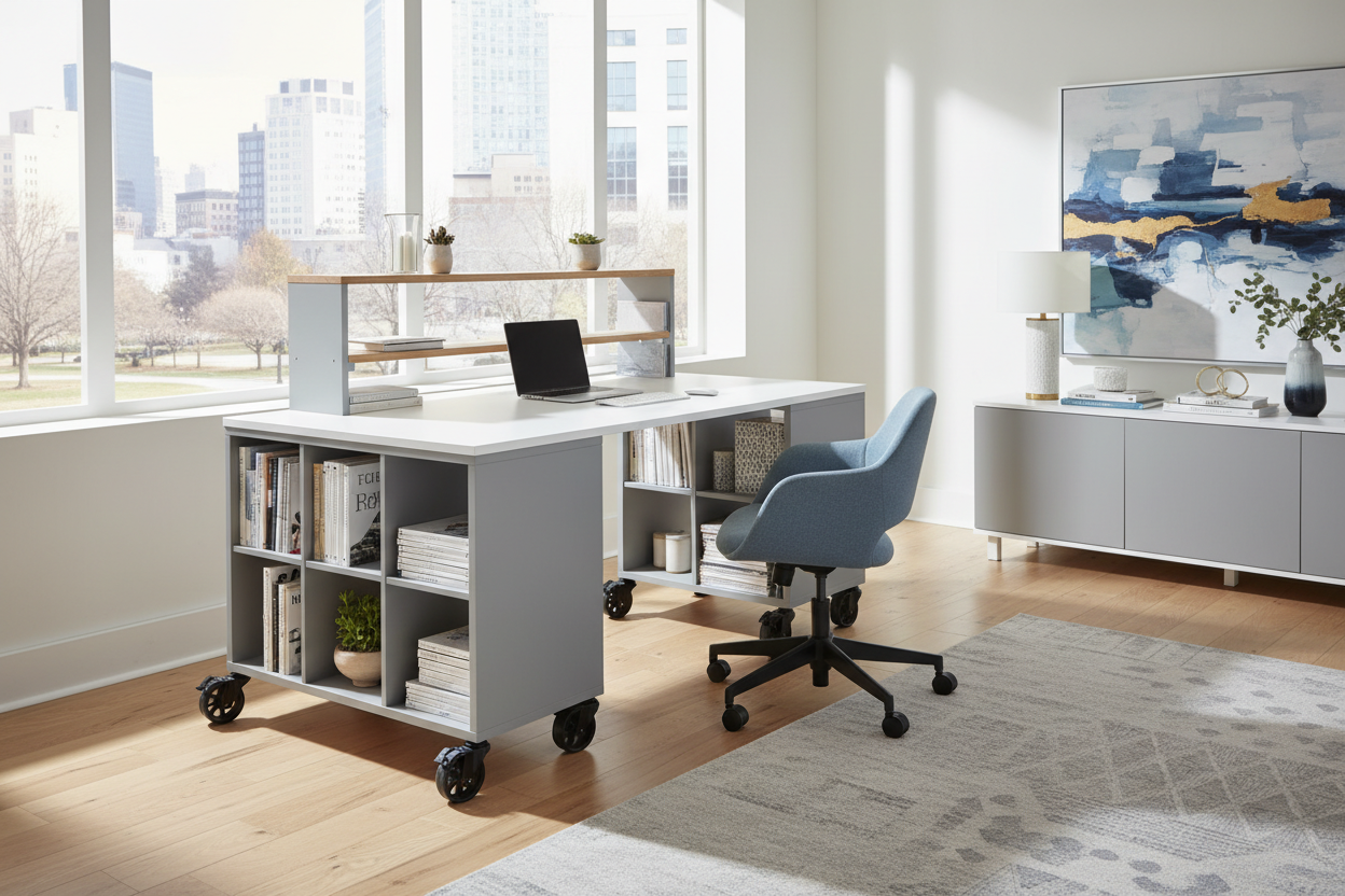 Why an IKEA Desk on Wheels Is the Ultimate Flex-Space Hack