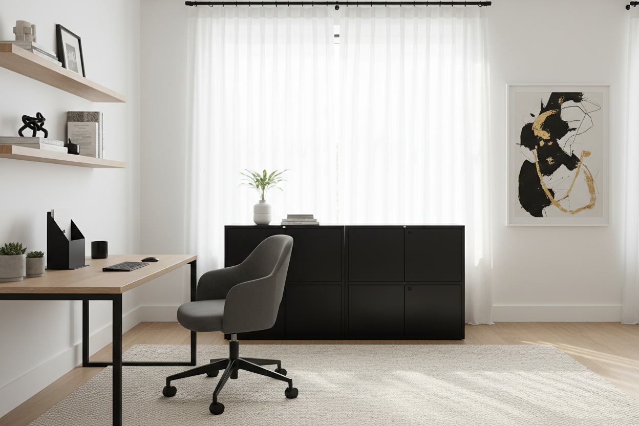 Elevate Your Workspace: The Black Cabinet for Office Guide