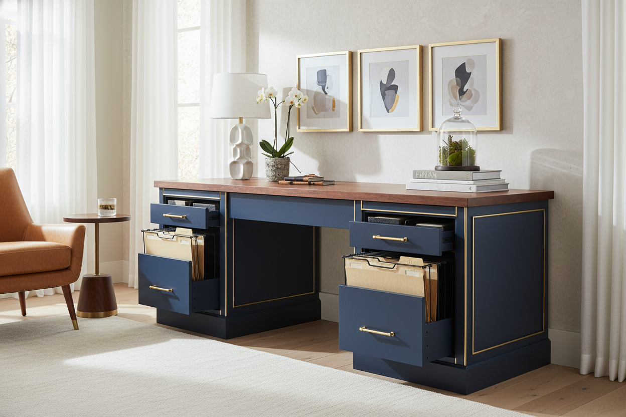 How to Style a File Cabinet Ikea Sells for a Luxury Look