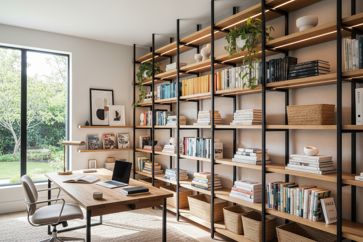 Office Shelving Ideas: Curating a Stylish, Productive Workspace