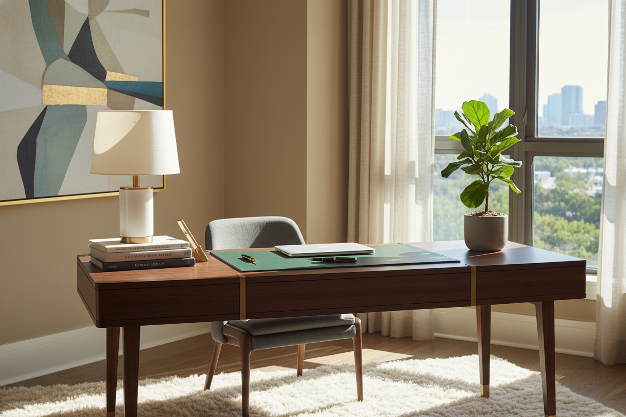 How to Style Your Home Office Decor Desk for a Luxury Look