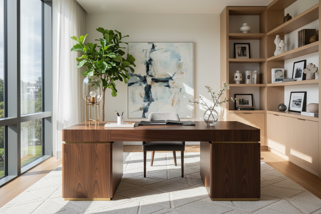 How to Style a Home Office Decor Desk for a High-End Look