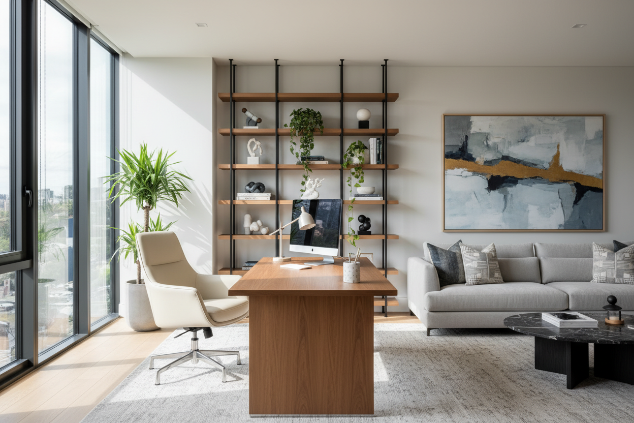 Curating Contemporary Office Decor for a High-End Aesthetic