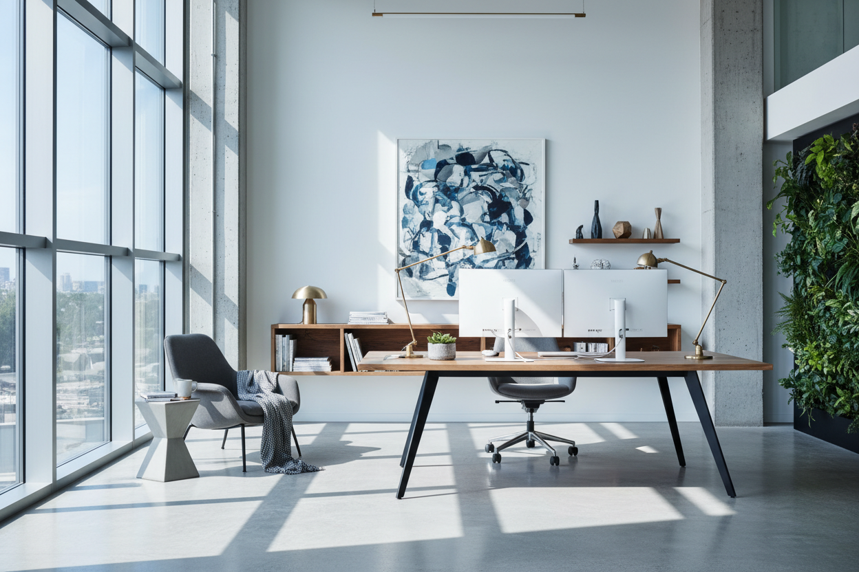 Elevate Your Workspace With This Cool Office Decor Strategy