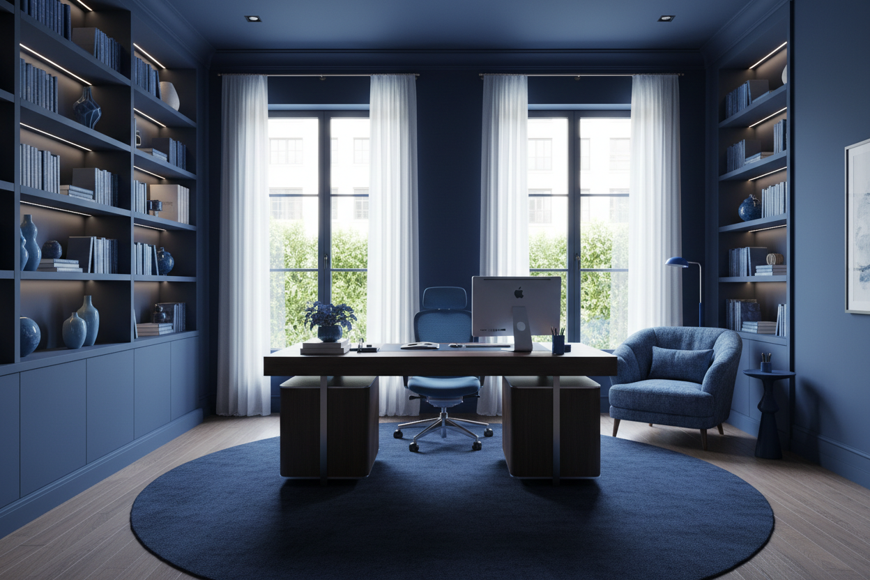 Mastering the Blue Office Aesthetic for Maximum Focus