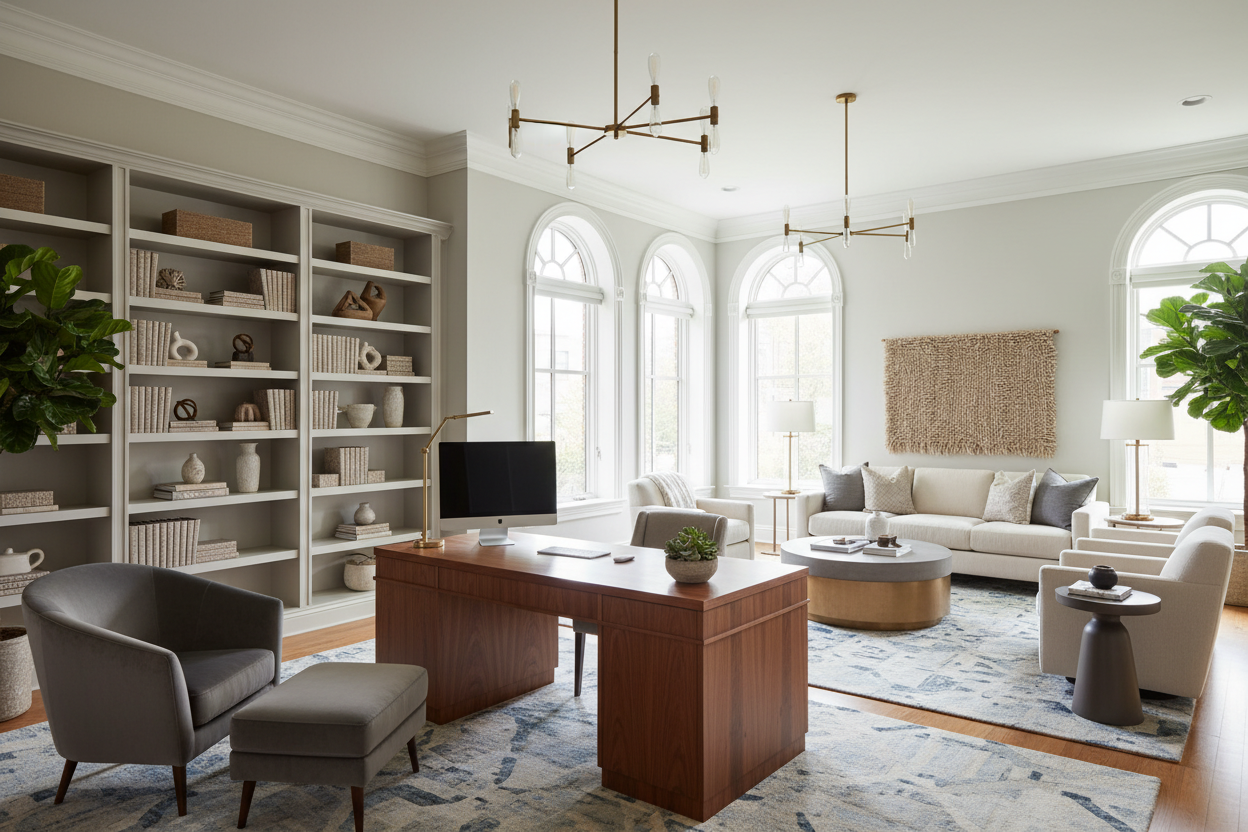 Elevate Your WFH Setup: Convert Formal Living Room to Office