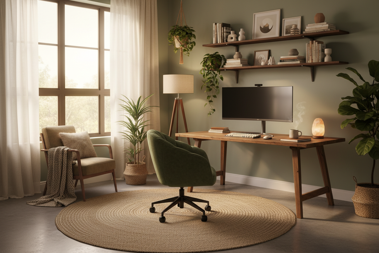 Elevate Your WFH Space: The Art of the Office Cozy Aesthetic