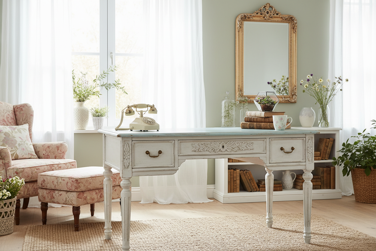 Create a Dreamy Workspace With the Perfect Shabby Chic Desk