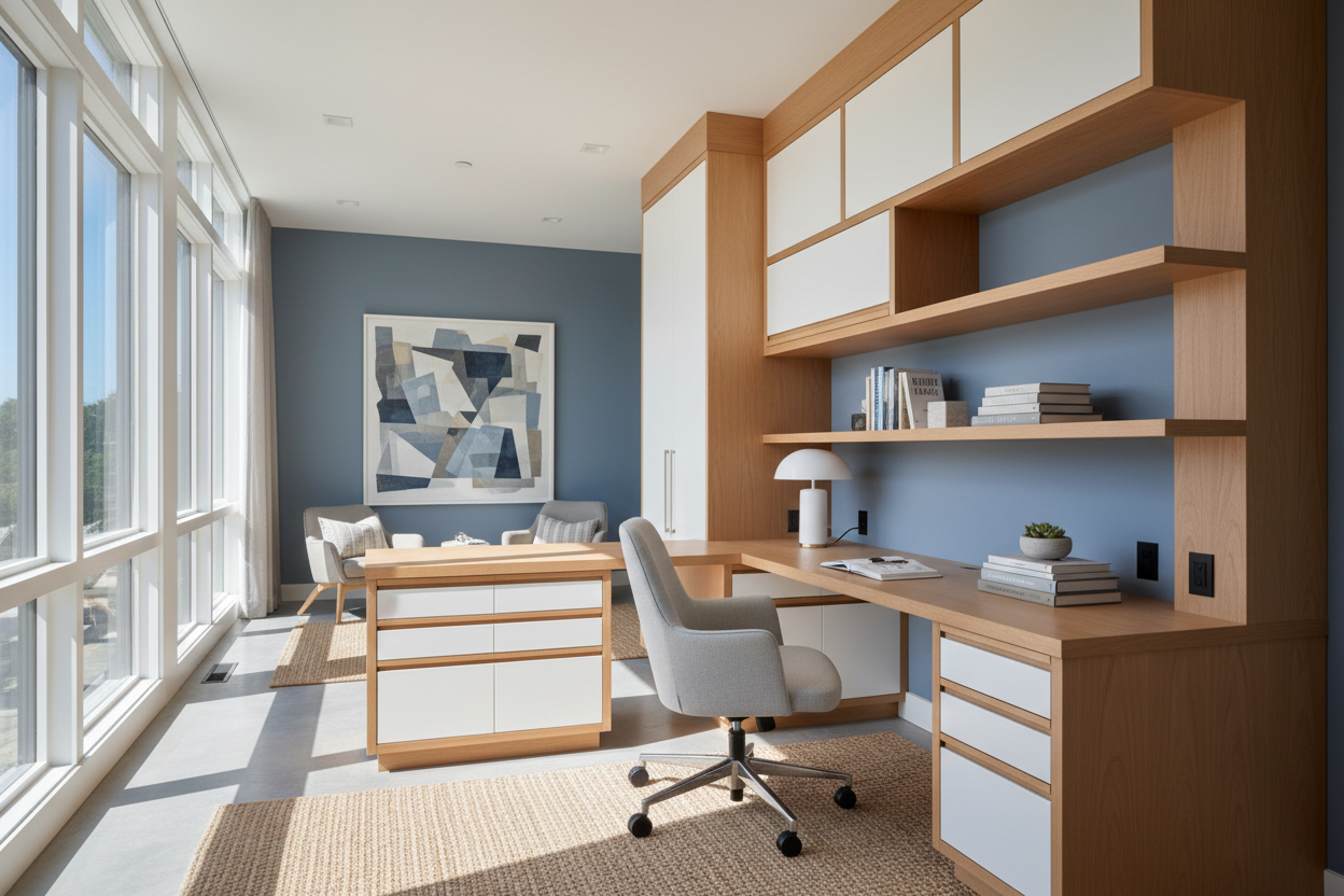 Designing a Built-in Desk That Elevates Your Home Office