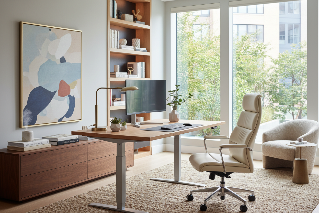 How to Curate a Stylish Home Office Without Sacrificing Comfort