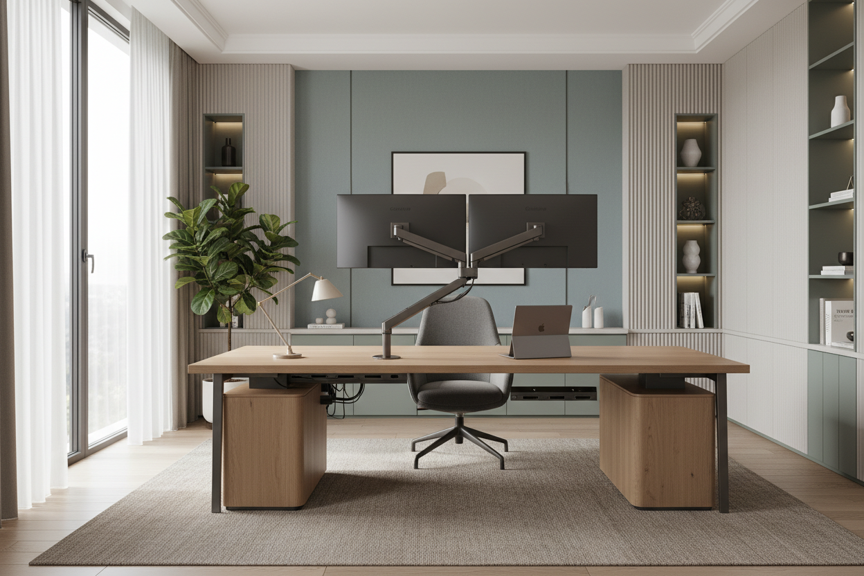 Elevate Your Workspace With a Designer-Approved Home Monitor Setup
