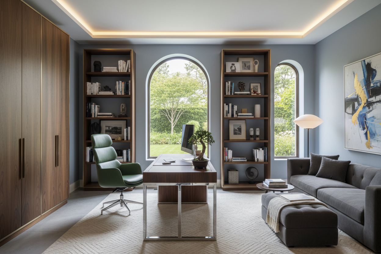 Home Study Decor Ideas for a High-End Workspace