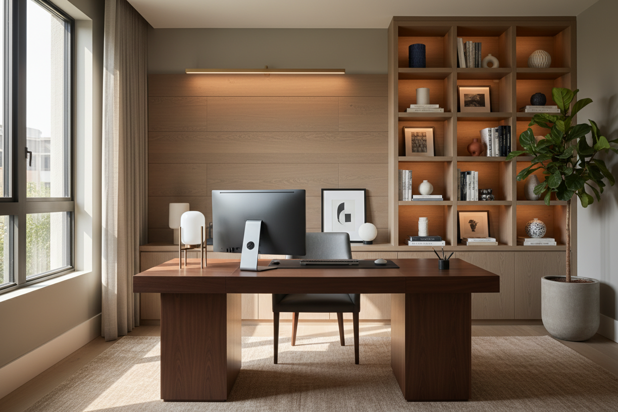 Home Study Design: The Secret to a High-End, Focused Workspace