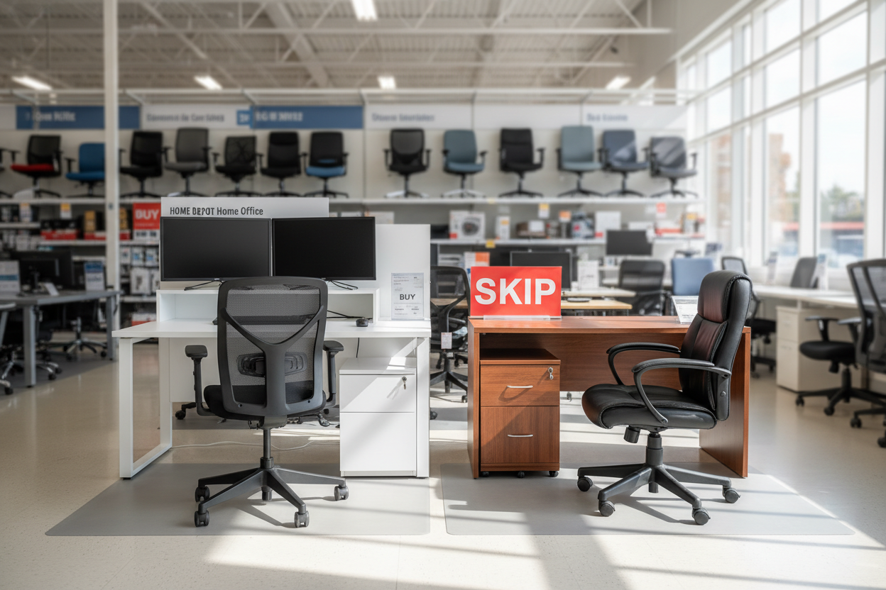 Home Depot Desk and Chair: What to Buy and What to Skip