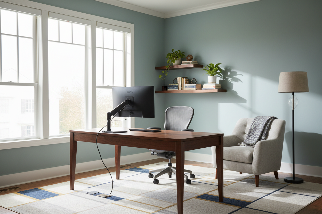 Tips for Home Office Design: The Mistake Costing You Focus