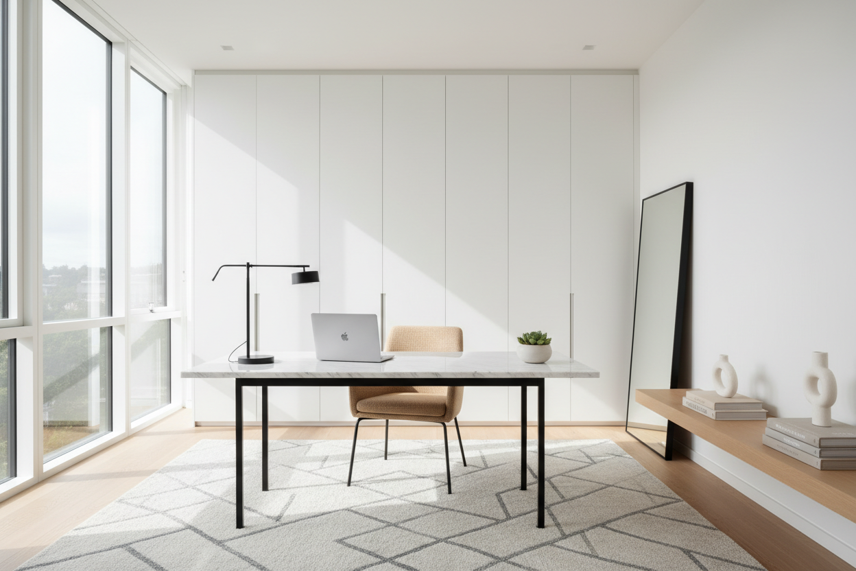 Office Simple Design: How to Get the Look Without Feeling Cold