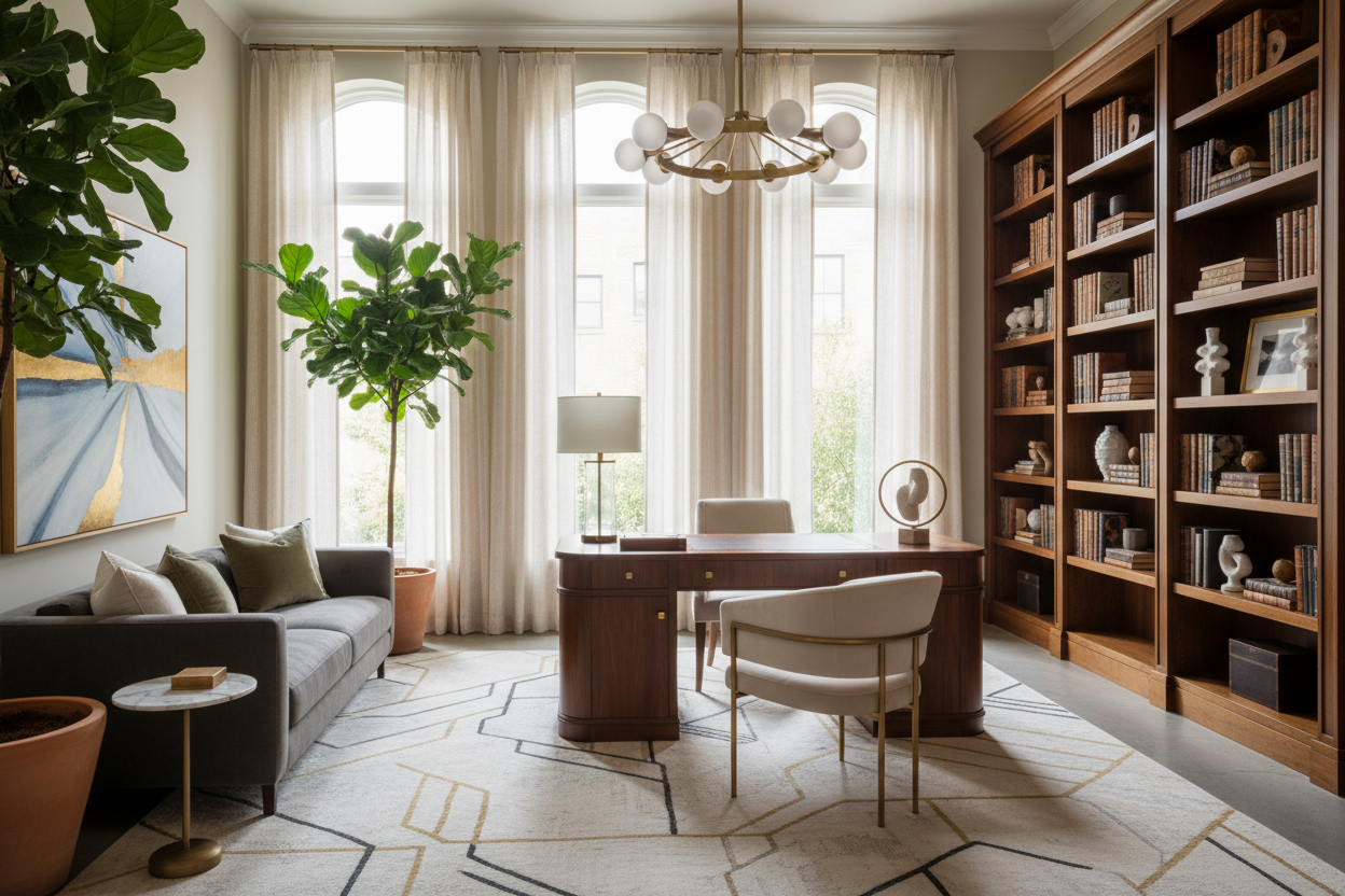 Classy Home Office Ideas: The Secret to a High-End Look