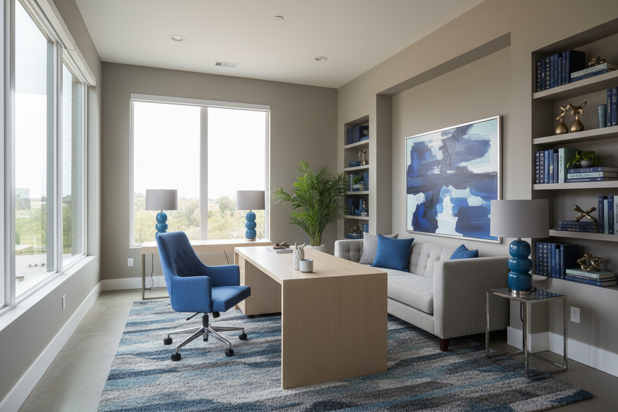 Blue and Gray Office Ideas: Styling Secrets for a Pro Look