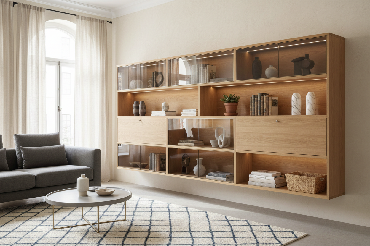 Display Cabinet on Wall: Maximize Space and Style