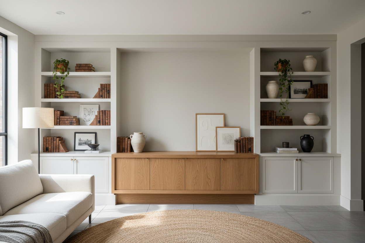 Cabinet and Shelves Design: How Designers Fake Built-Ins