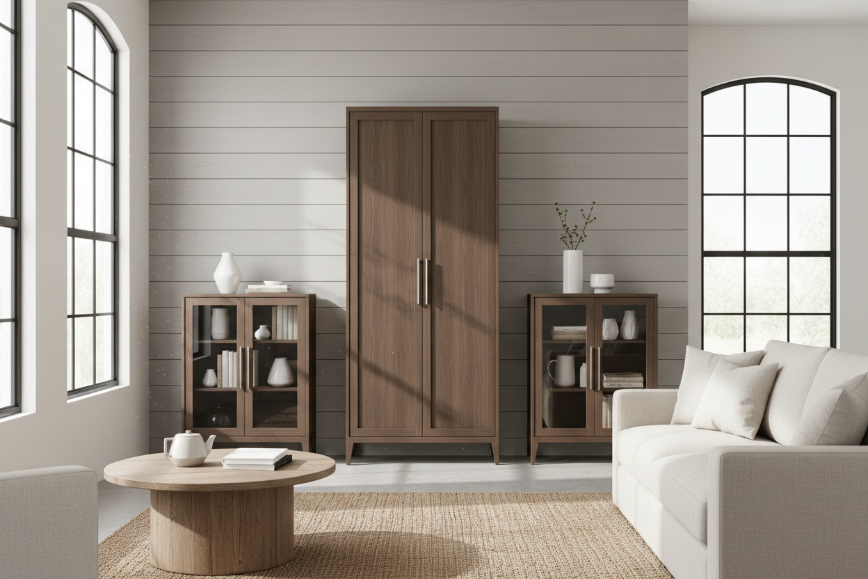 Tall Utility Cabinet Design: How to Avoid the Garage Look