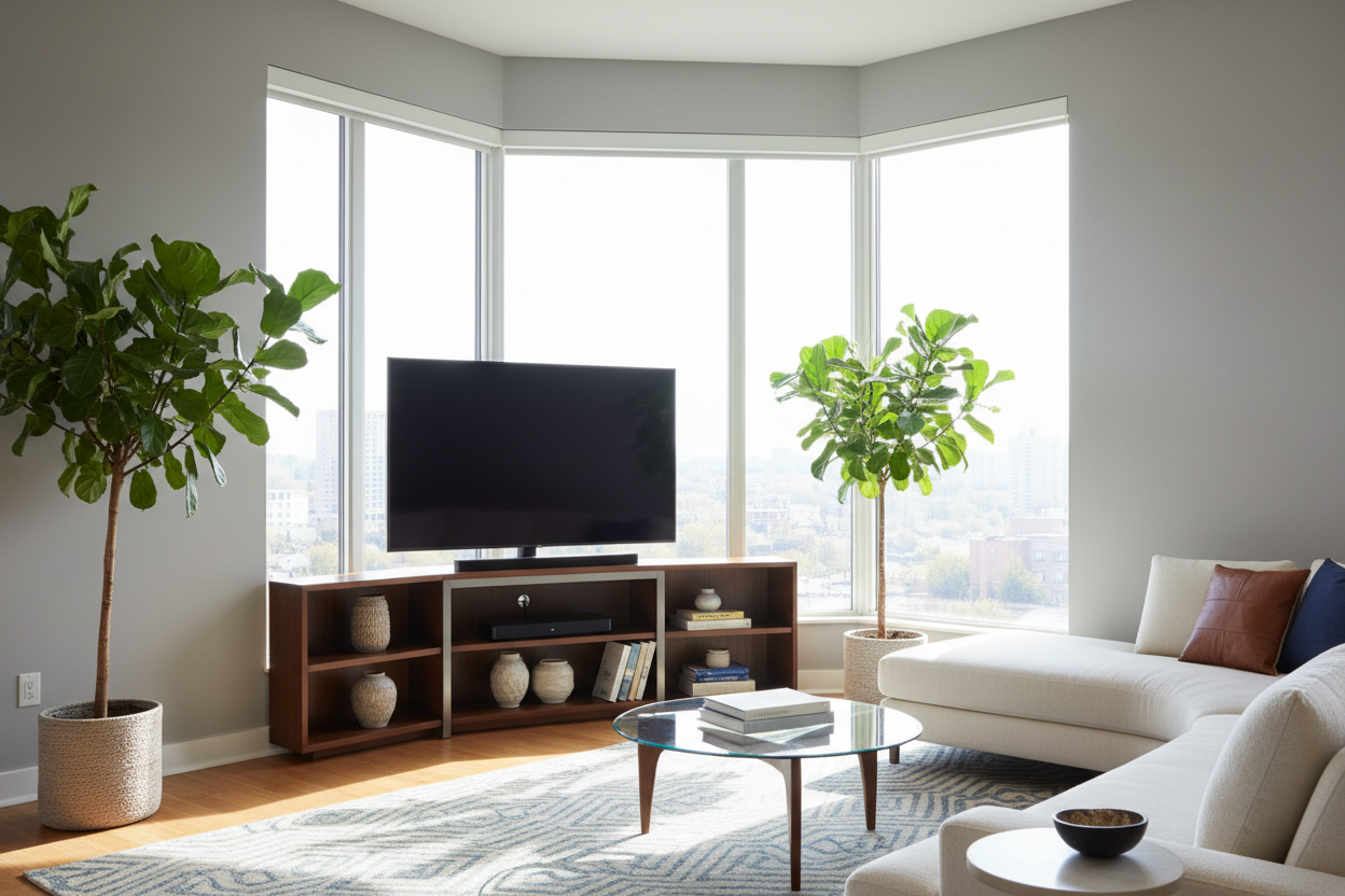 Corner Television Stands in Awkward Rooms: A Designer's Guide
