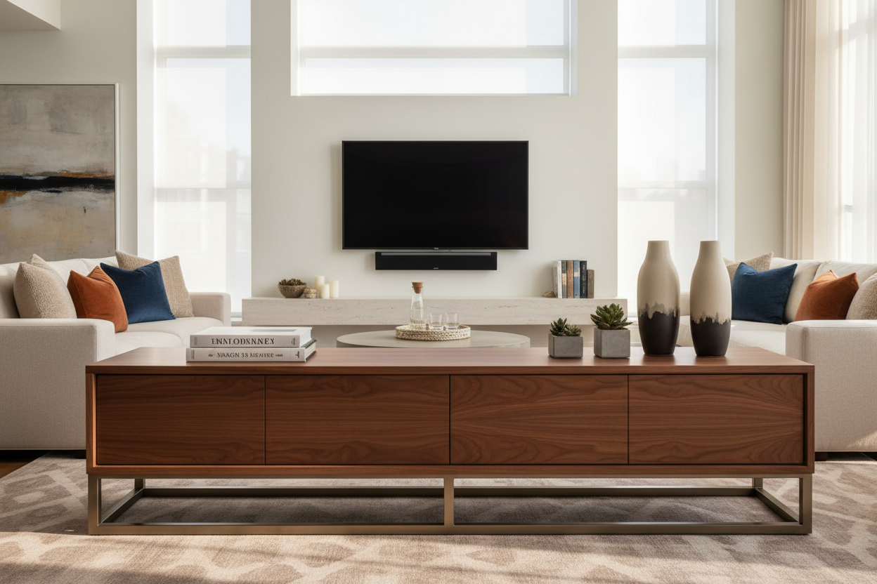 Television Stand Wooden: How to Style It for a High-End Look