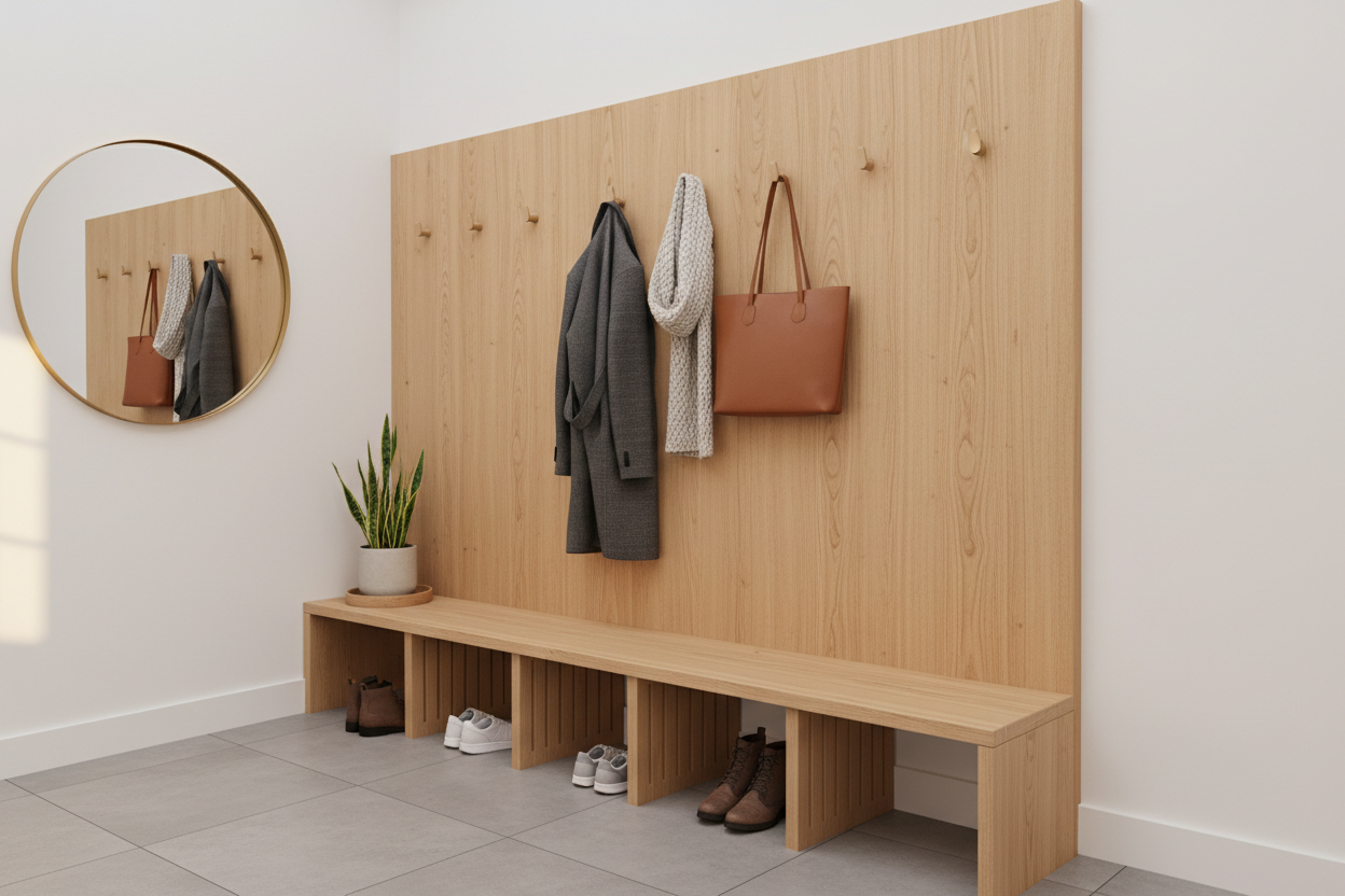 Is Your Hallway a Disaster Zone? Why You Need a Bench with Hooks