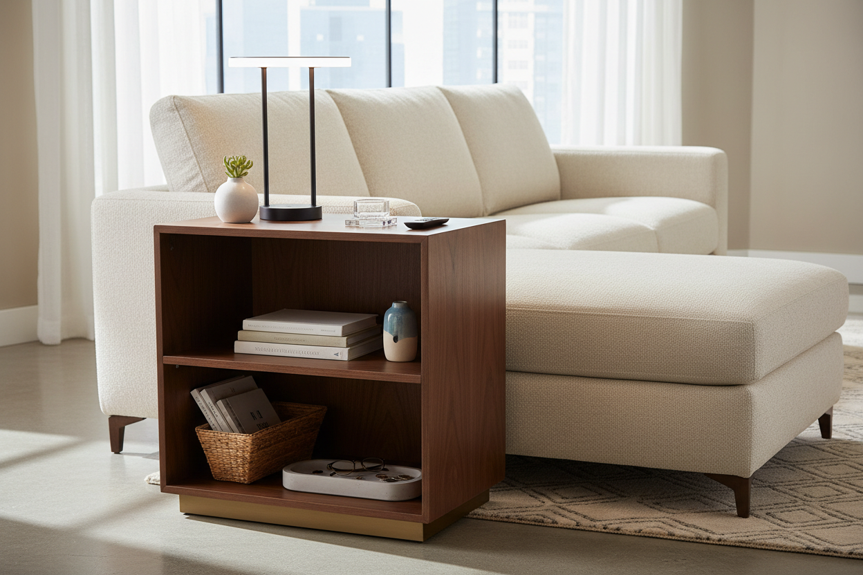 Maximize Your Living Space: Why a Side Table with Shelves is the Ultimate Dual-Purpose Furniture
