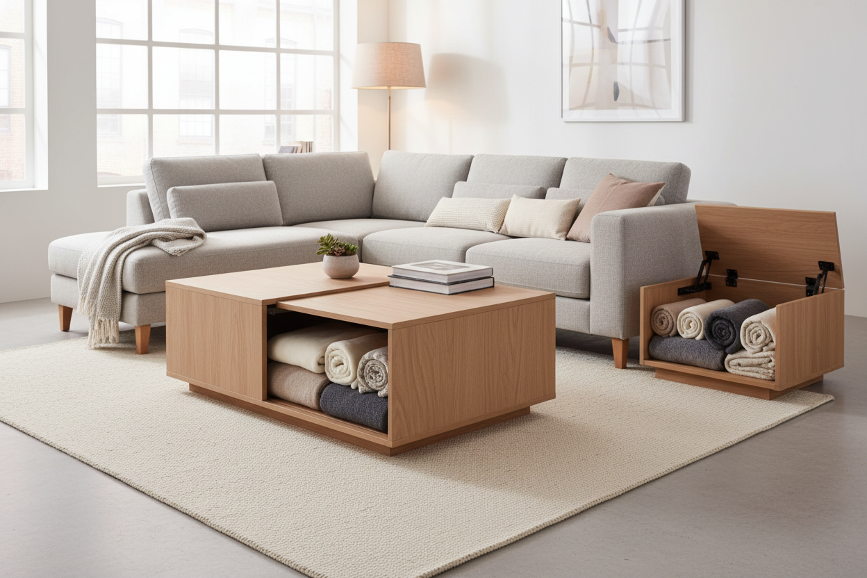 Smart and Stylish Blanket Storage Tables for a Clutter-Free Living Space