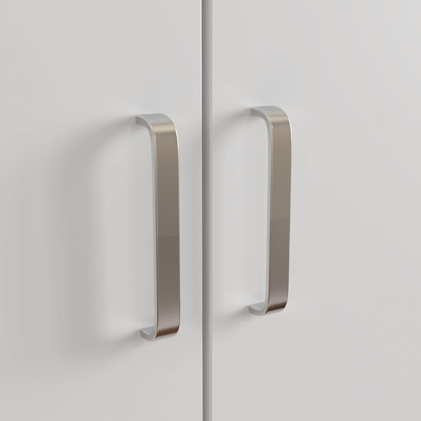 Armoire de penderie moderne blanche à 5 niveaux avec 2 portes de 80 cm