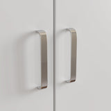 80 cm Modern White 5-Tier Armoires Wardrobe Cabinet With 2 Doors