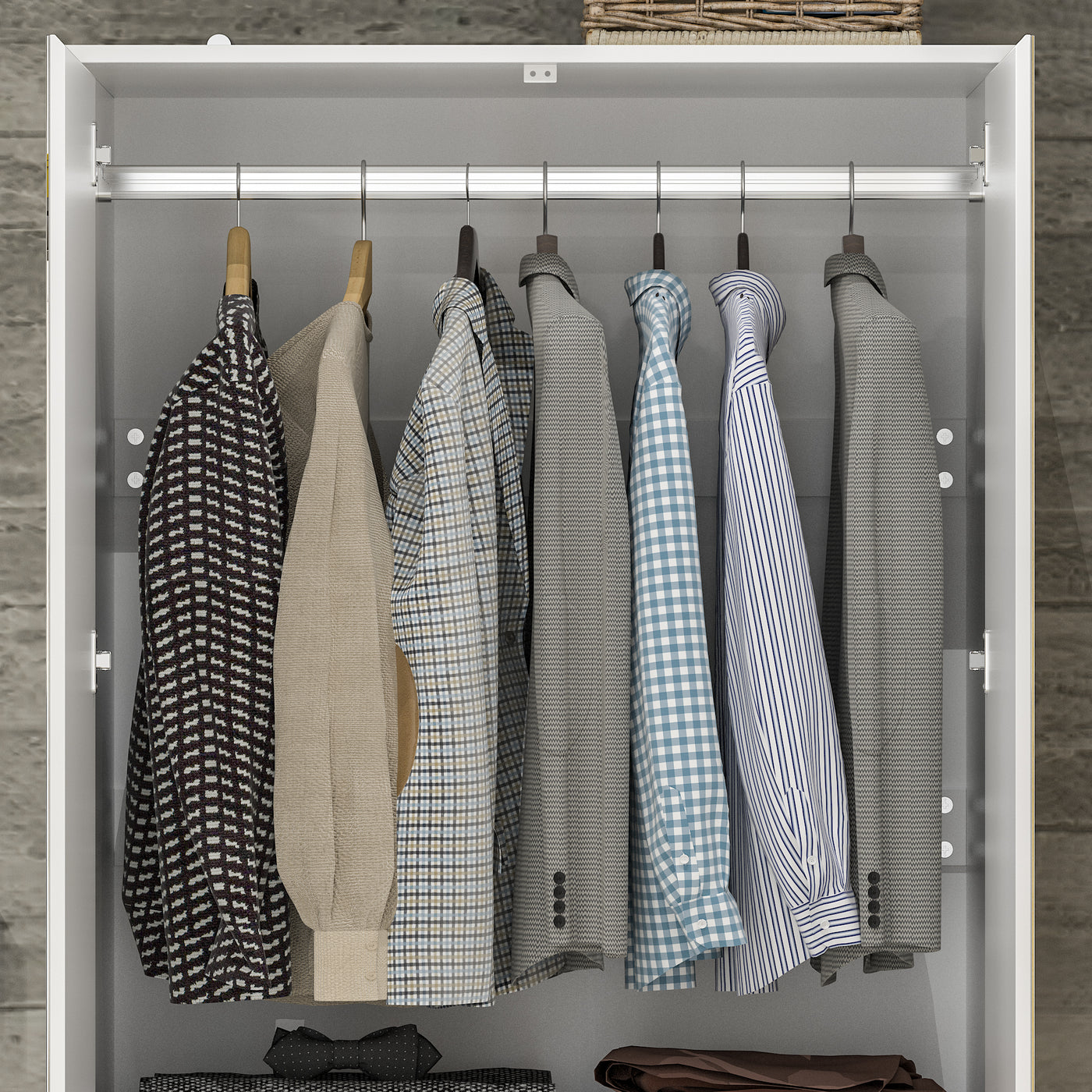80 cm Modern White Entryway Cabinet with Spacious Drawers - Sleek Design