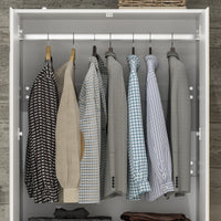 80 cm Modern White Entryway Cabinet with Spacious Drawers - Sleek Design