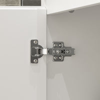 80 cm Modern White Entryway Cabinet with Spacious Drawers - Sleek Design