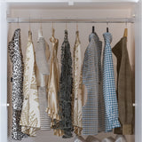 80 cm Modern White Full-Length Mirrored Wardrobe with Multiple Drawers and Adjustable Shelving