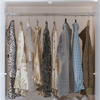 80 cm Modern White Full-Length Mirrored Wardrobe with Multiple Drawers and Adjustable Shelving