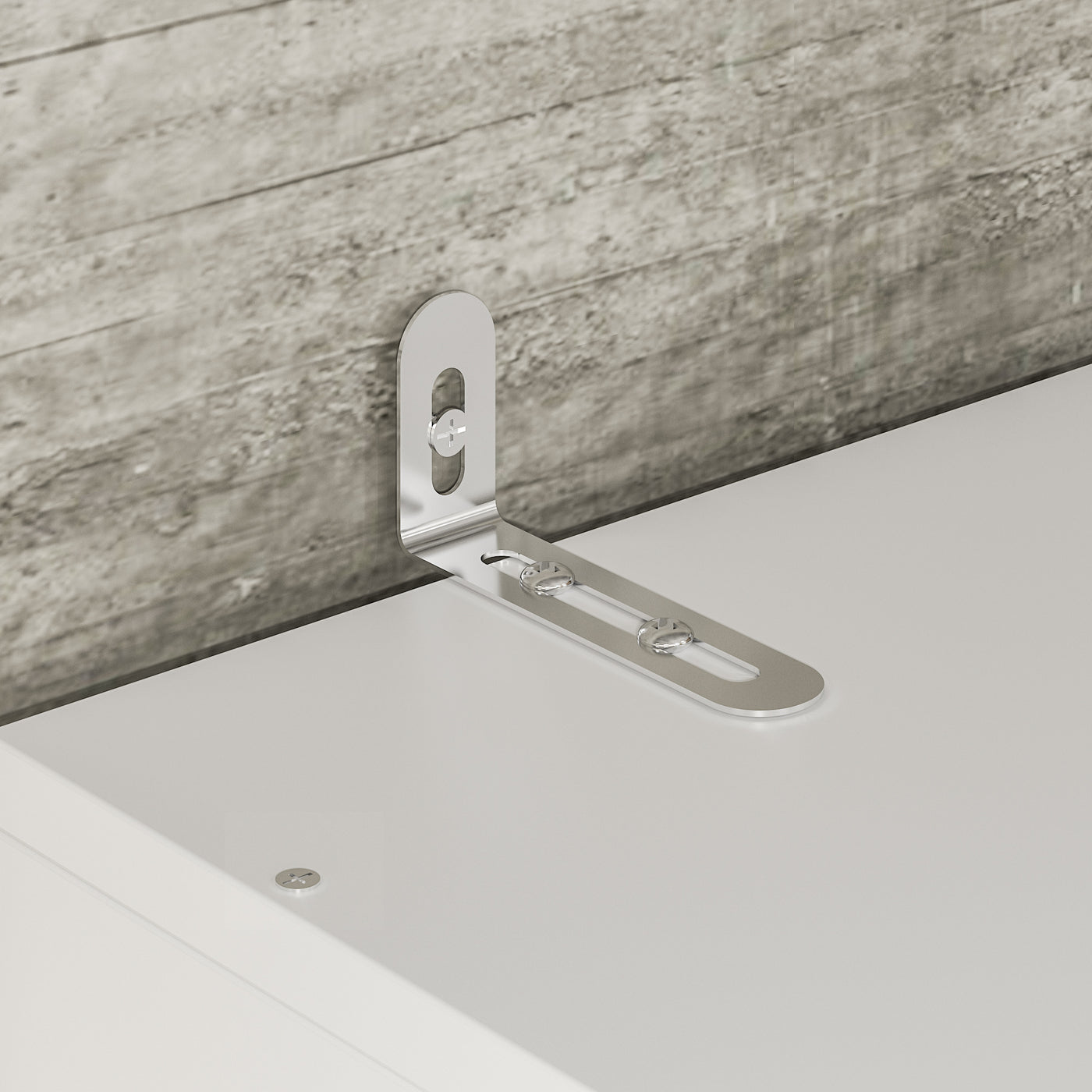 80 cm Modern White Entryway Cabinet with Spacious Drawers - Sleek Design